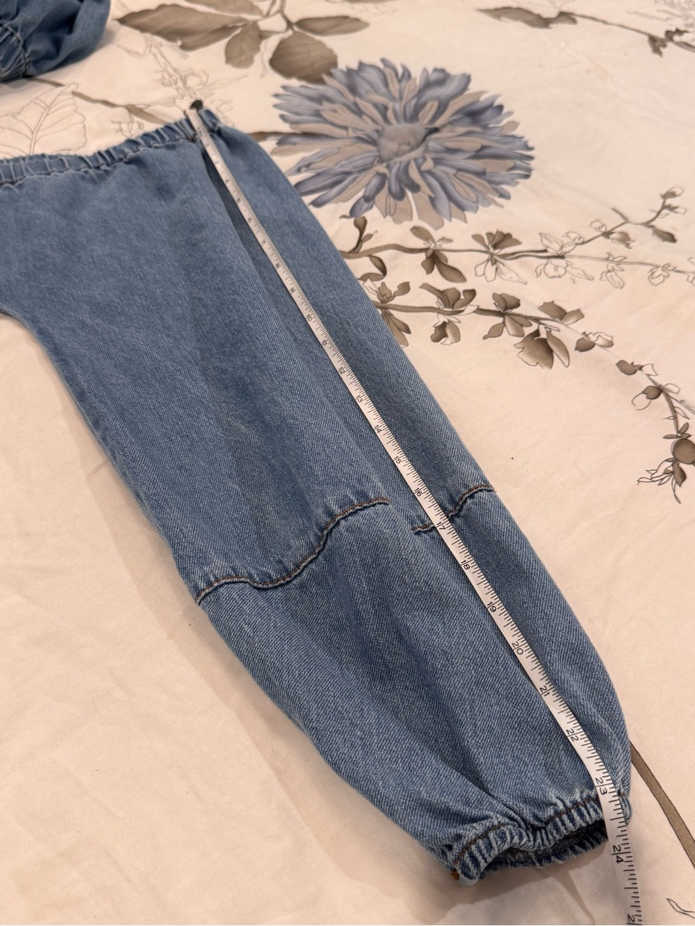 FREE PEOPLE Lou Jean Denim Babydoll Dress, size Small - Picture 10 of 13